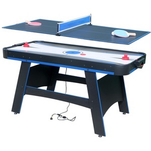 Dexmalle 2 in 1 multifunctional table air hockey,game table,ice ball,multi game table,pool table,tennis table,hockey table - 1 of 4