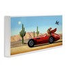Stupell Industries Race Car Bunny Driving Desert Canyon, 24" x 10" - 3 of 4