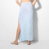 Women's Rose Pointelle Sweater Maxi Skirt - Wild Fable™ - 3 of 3