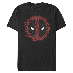Men's Marvel Deadpool Cartoon Icon Logo T-Shirt - 1 of 4
