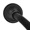 Idesign Curved Shower Curtain Rod Matte Black : Target