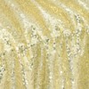 Wikineon Light Gold Sequin Tablecloth Decoration for Parties: 1 Piece 50x80 Inches Rectangle Tablecloth - Party Celebrations Tablecloth Decorations - 4 of 4