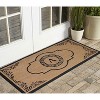 A1HC Natural Coir Durable Anti-Shed Treated Outdoor Entrance Monogrammed Doormat, 36"X72" - 3 of 4