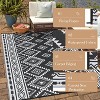 Coucheta Reversible Plastic Straw Rug Collection - Modern Outdoor Mats for Patio, RV & Beach, Multiple Sizes & Colors - 3 of 4