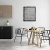 Stupell Industries Kitchen Rules Rustic Grey List Framed Canvas - 2 of 3