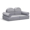 Yinvani Modular Kids Play Sofa,10-Pieces Convertible Modular Play Sofa, Muti-purpose Play Couch for Kids - 2 of 4