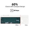 V800 68 Keys Gaming Keyboard USB Wired Portable RGB Backlight Keyboard for Windows Laptops Computer (Black) - 2 of 4