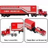 TEMI Diecast Emergency Fire Rescue Vehicle Toy Set w/Play Mat, Truck Carrier,Ambulance, Alloy Metal Fighting Car for 3 4 5 6 Years Old Toddlers Kids - 3 of 3