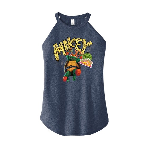 Women's - Teenage Mutant Ninja Turtles - Michelangelo AKA Mikey Graphic High Neck Tank - image 1 of 3