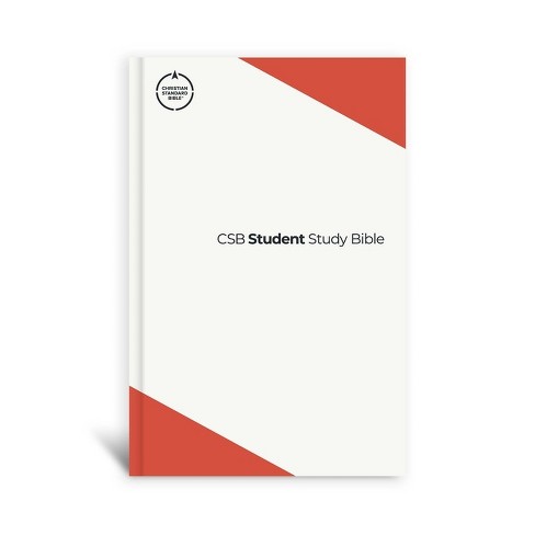 Csb Student Study Bible, Deep Coral Hardcover - By Csb Bibles By