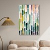 Art Remedy Greenery Raindrops Green Abstract Wall Art Framed - 2 of 4
