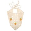 Unique Bargains Women's Fashion Carrot Hollow Triangle Headwrap 23.62"x10.24" Beige 1 Pc - 4 of 4