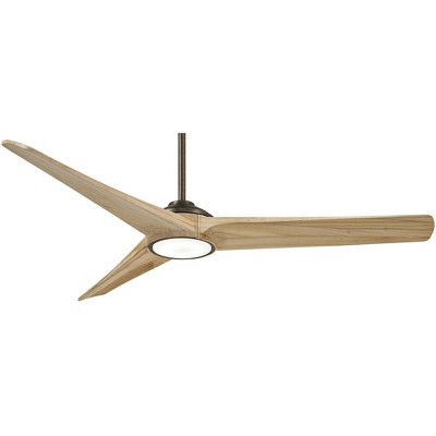 68" Minka Aire Modern Indoor Ceiling Fan with LED Light Remote Control Heirloom Bronze for Living Room Kitchen Family Dining Home