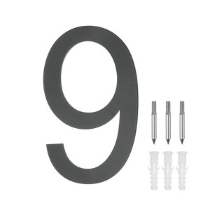 Unique Bargains 304 Stainless Steel Waterproof Rustproof House Numbers 1 Pc - 1 of 4