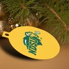 North Dakota State Bison Logo Secondary Aluminum Holiday Christmas Tree Ornament - 4 of 4