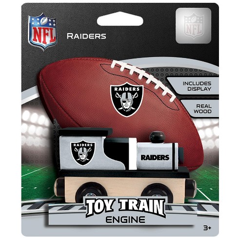 MasterPieces Officially Licensed NFL Las Vegas Raiders Wooden Toy Train  Engine For Kids