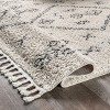 Nuloom Kayla Moroccan Abstract Tassel Indoor Area Rug, 4' x 6', Off White - 4 of 4