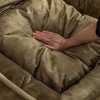 Sapphtopaz Comfort Velvet Bean Bag Chair with Pillows Dog Bed Sofa Chair, Bean Bag Chairs for Adults, Bean Bag Floor Sofa for Living Room, Bedroom - 3 of 4