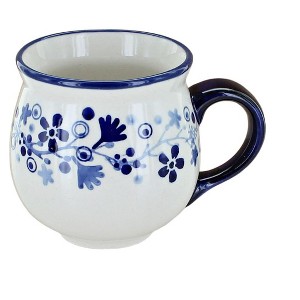 Blue Rose Polish Pottery K090  Manufaktura Bubble Mug - 1 of 1