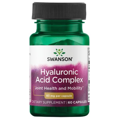 Swanson Hyaluronic Acid Complex 83 Mg 60 Caps.