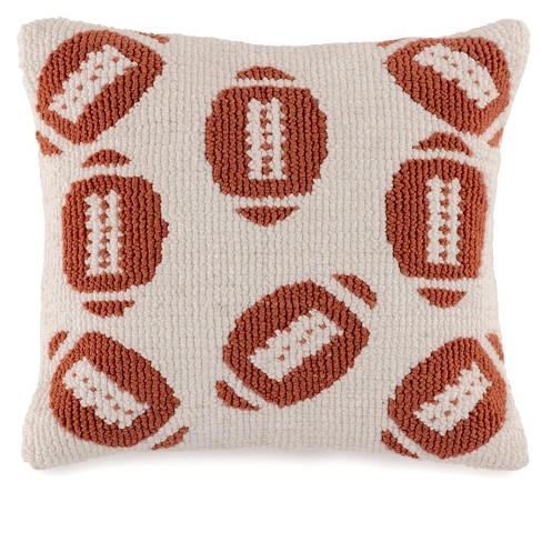 Shiraleah Decorative Pillow with Football Print - image 1 of 4