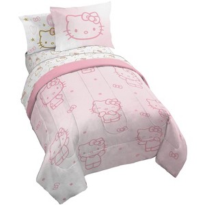 Jay Franco Sanrio Hello Kitty Stars Bed Set - 1 of 4