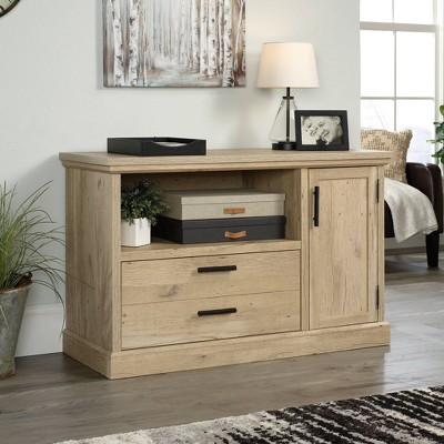 Prime Oak Lateral File Cabinet Credenza with Adjustable Shelf