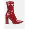 Block Heel Stiletto Ankle Boot Women - 2 of 4