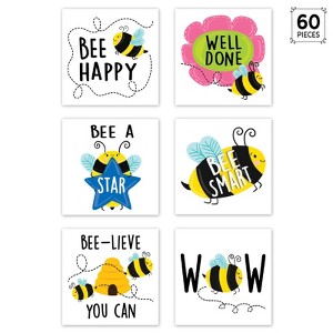 Creative Teaching Press Bees Rewards Stickers, 1-1/2", Pack of 60 (Pack of 6) - 1 of 1