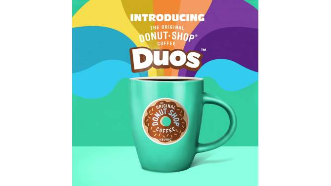 The Original Donut Shop Duos Coconut + Mocha Keurig Single-Serve K-Cup Coffee Pods, Medium Roast Coffee - 24ct, 2 of 12, play video