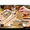 SparkSettings Dinner Napkins, 8” x 4.5” 2 Ply Paper Napkins, Pack of 40 - 4 of 4
