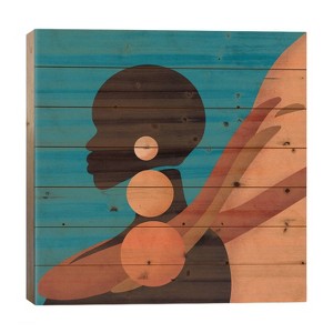26" x 26" Nya Wood Print by Reyna Noriega - iCanvas - 1 of 3