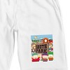 South Park Town Men's White Graphic Lounge Shorts - 2 of 4