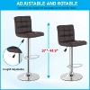 BestMassage Bar Stool  Set of 2 Kitchen Counter Stools for Kitchen Islands Home Bar, Brown - 4 of 4