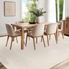 Washable Rug 5x7 Beige Rug for Living Room, Non-Shedding Foldable Modern Carpet with Non Slip Rubber Backing, Minimalist Low Pile Thin Indoor Mat - 3 of 4