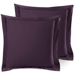 Nestl Soft Pillow Shams Set of 2, Double Brushed Microfiber Pillow Covers, Premium Pillow Shams With 1.5” Flange - 1 of 4