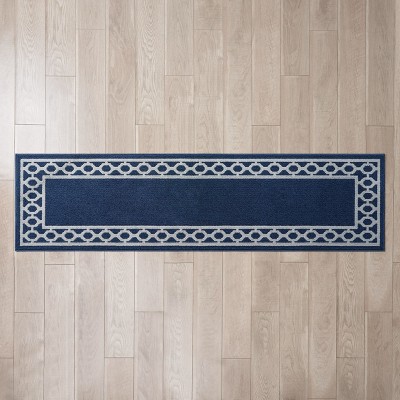 Jean Pierre Tufted Runner Rug, Christine Border, 2'2