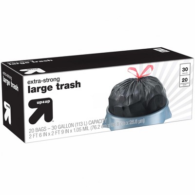 very large garbage bags