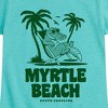 Girls' - Instant Message - Myrtle Beach South Carolina Alligator Fitted Short Sleeve Graphic T-Shirt - 2 of 4
