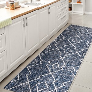 Carwa  Diamond Trellis Indoor/Outdoor Area Rug - JONATHAN Y - 1 of 4