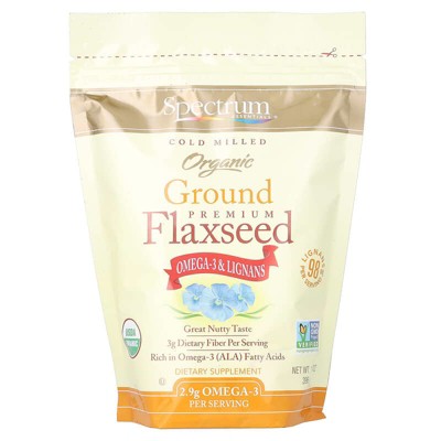 Spectrum Essentials, Organic Ground Premium Flaxseed, 14 oz