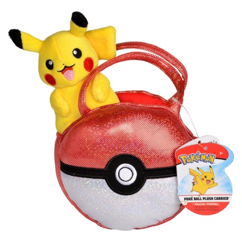 Pokemon Pikachu Poke Ball Plush Carrier