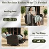 LayinSun Oversized Wicker Outdoor Swivel Glider Recliner Lounge Chair - 4 of 4