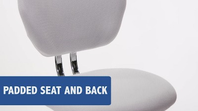 Black Mesh Mid-Back Swivel Task Office Chair