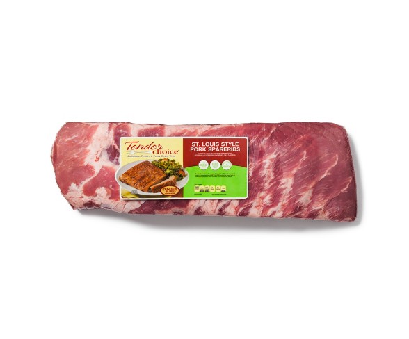 Tender Choice St. Louis Style Spareribs - price per lb