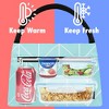 OPUX Lunch Box Women, Insulated Bag Girls School Kids Teen, Cute Small Soft Cooler Tote Adult Work Office, Reusable Medium Purse Pail - 2 of 4