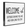 Stupell Industries Welcome-Ish Funny Entryway Sign Casual Humor, 16" x 20" - 3 of 4
