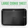 NutriChef 17” Non Stick Cookie Sheet, Large Gray Commercial Grade - image 2 of 4