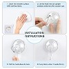 LunaLulinlk 4 Pcs Suction Cup Hooks, Small Clear Heavy Duty Vacuum Suction Hooks Window Glass Door Suction Hangers Reusable Suction Cup Holders - 2 of 4