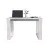 INFURNIC Desks Modern Writing Desk Compact Sturdy Design with Smooth Finish Easy Fold and Lock System, White, 23.6"*47.2"*28.7" - 2 of 4